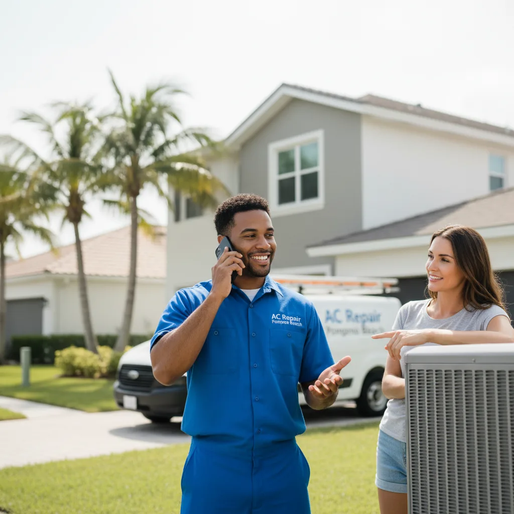 AC Repair Pompano Beach customer support in Garden City